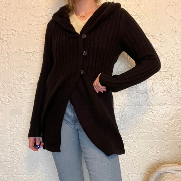 Daisy Fuentes Cardigan Knit Women's XL Black - Picture 1 of 6